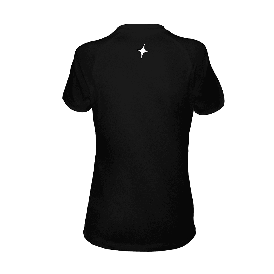 StarVie women's technical padel shirt black back
