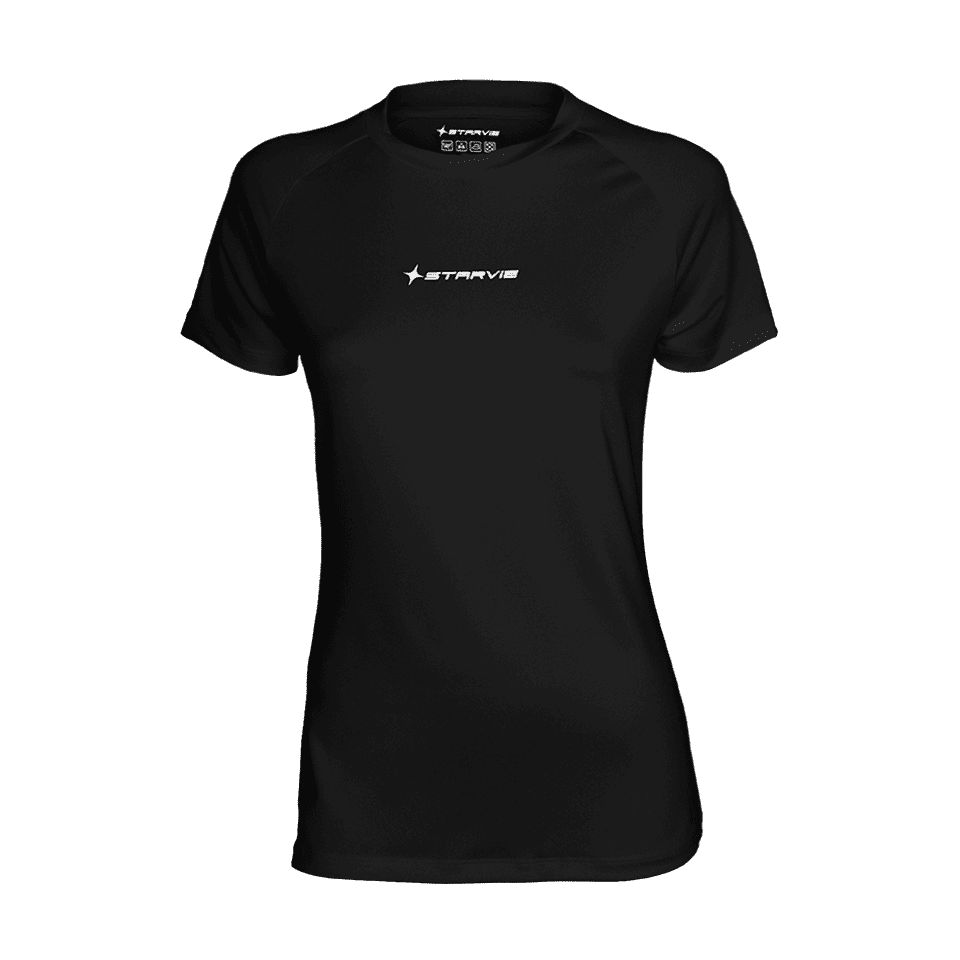 StarVie women's technical padel shirt black
