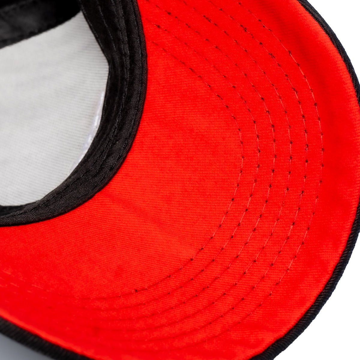 StarVie Urban Cap red under-visor detail