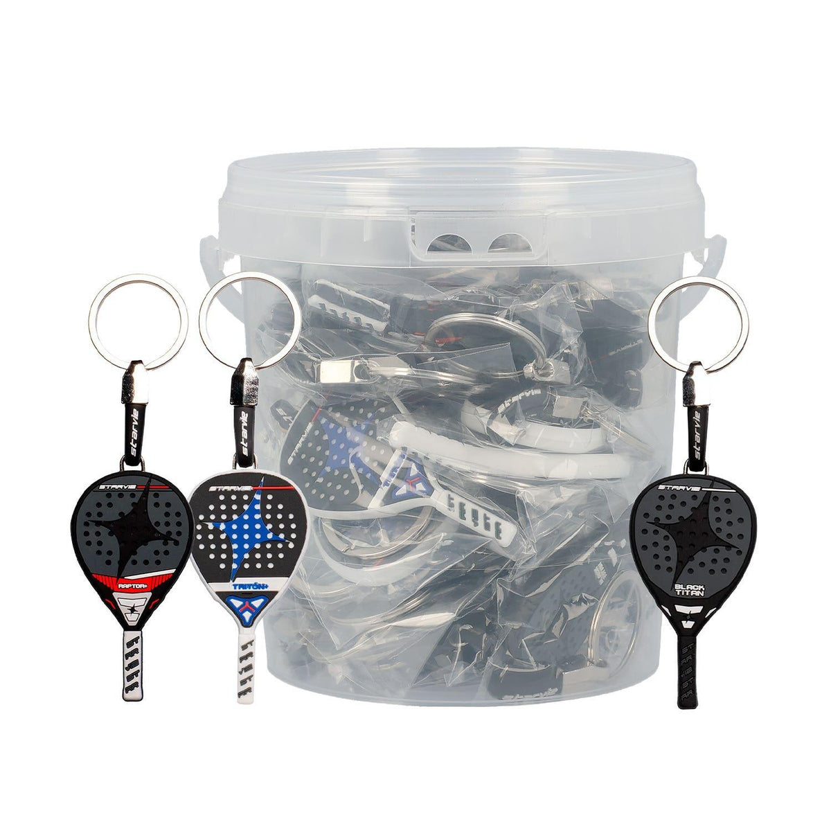 StarVie mini racket keychains
