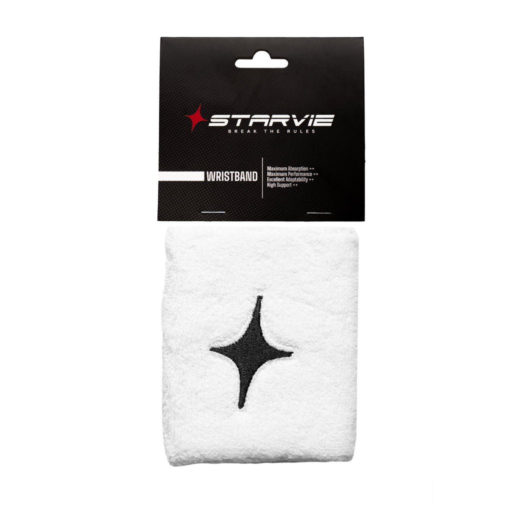 StarVie white wristband in packaging